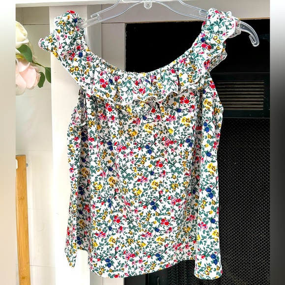 MELLODAY Tops - Melloday Floral Off-Shoulder Blouse (s)